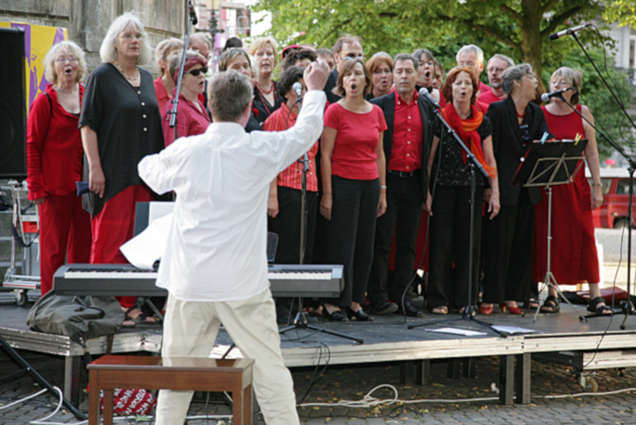 auf dem Hansaplatz Juni 2007